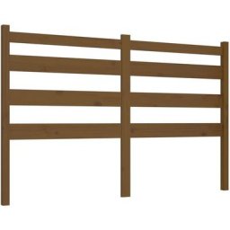 Vidaxl - Tête de lit Marron miel 206x4x100 cm Bois massif de pin marron miel