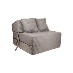 Viking Choice - Matelas pliable avec oreiller - 70cm x 200cm x 15cm - matelas invité - Gris - Gris