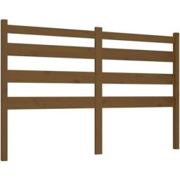 Vidaxl - Tête de lit Marron miel 141x4x100 cm Bois massif de pin marron miel