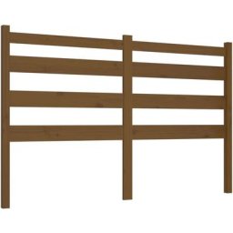 Vidaxl - Tête de lit Marron miel 126x4x100 cm Bois massif de pin marron miel