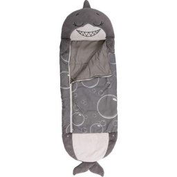 Oreiller pliant pour sac de couchage, 2 en 1, sac de couchage anti-coup de pied pour enfants, requin