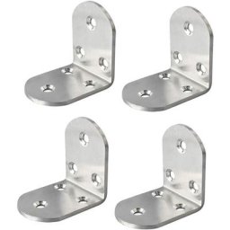 Support d'Angle Lot de Support de Fixation Équerre de 90 Degré Réparation Connecteur pour Bois avec