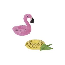 Pack Pose-verre flottant modèle flamant rose - Pose-verre flottant modèle ananas