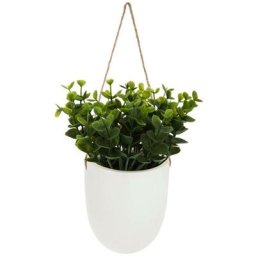 Atmosphera - Plante artificielle à suspendre - pot en céramique - H20 cm créateur d'intérieur