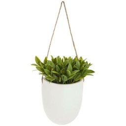 Atmosphera - Plante artificielle à suspendre - pot en céramique - H20 cm créateur d'intérieur