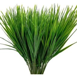 10 Pièces Faux Plastique Herbe De Blé Plantes D'extérieur Artificielles Faux Arbustes De Verdure en