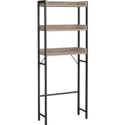 Tagère wc, à 3 Niveaux, Étagère de Toilettes, Étagère de Salle de Bain, Peu encombrante, Facile à