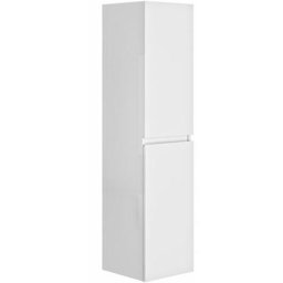 Colonne de salle de bain single 40 cm blanc brillant - Blanc