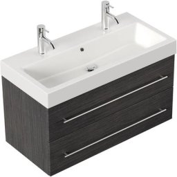Meuble salle de bain sunrise SoftClose décor SoftClose charbon antique - charbon antique