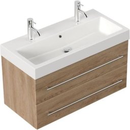 Meuble salle de bain sunrise SoftClose décor chêne - décor chêne