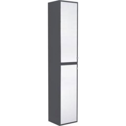 Colonne à poser matro - L35cm - Gris - pvc brillant - Livré en kit - Gris