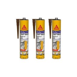 Sika - Lot de 3 mastics colle multi-usages flex 11 fc Purform - Marron - 300 ml - Marron