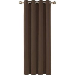 Deconovo - Rideaux Occultants Isolant Thermique, Design Moderne à Oeillets, 1Pièces, Grande Taille,
