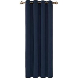 Rideaux Occultants Isolant Thermique, Design Moderne à Oeillets, 1Pièces, Grande Taille, 140x260