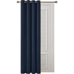 Lot de 1 Rideaux Occultants Isolant Thermique, Design Moderne à Oeillets, Petite Taille, 132x274