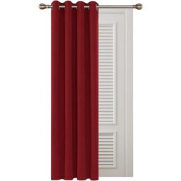 Rideaux Occultants Isolant Thermique, Design Moderne à Oeillets, 1Pièces, Petite Taille, 132x138