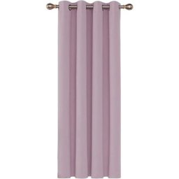 Deconovo - Rideaux Occultants Isolant Thermique, Design Moderne à Oeillets, 1Pièces, Grande Taille,