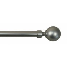 Kit Tringle Extensible ø 16/19 Sphère 110 à 210 cm - nickel mat C196