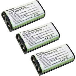 3x Batteries remplacement pour Sony BP-HP550-11 pour casque audio, écouteurs sans fil (700mAh,