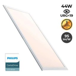 Barcelona Led - Panneau led slim 120X30 cm - Driver Philips - 44W - UGR19 Blanc Neutre - Blanc
