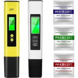 Ph Mètre,TDS&EC Mètre Température, 4 en 1 ph Testeur de qualité de l'eau avec Écran lcd