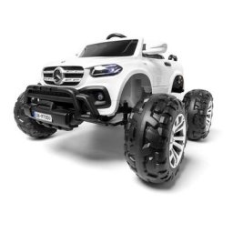 Mercedes Monster Truck xxl 24v: Blanc - Blanc