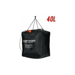 Sac de douche solaire 40 litres camping, température 45 °c randonnée, escalade