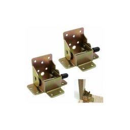 Supports pliants autobloquants Verrouillage Table Lit Pieds pliants - 2 Pcs avec blocage, Support