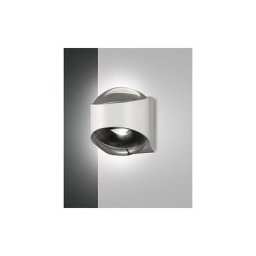 Fabas Luce - remy applique d'extérieur led up down en verre blanc, IP65 3692-21-102