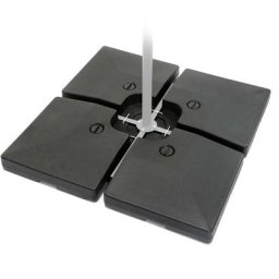 Blumfeldt - ToCi Ensemble de 4 poids pour supports de parasol Éléments 52 x 52 x 12(9) cm a remplir