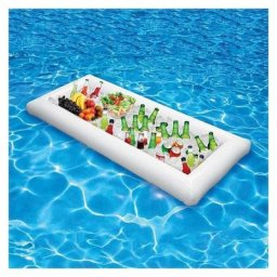 Plateau Flottant pour Piscine, Porte Bière Flottant pvc, Gonflable Plateau de Buffet,
