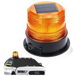 12V solaire/USB voyant d'avertissement led gyrophare aimanté voyant clignotant pour voiture Auto