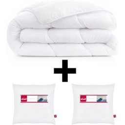 Pack Oreiller et Couette chaude écoresponsable 350g 260x240 cm Abeil