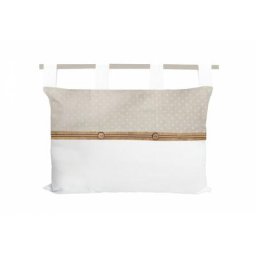 Soleil D'ocre - Tête de lit en coton 45X70 cm candice, par Ecru