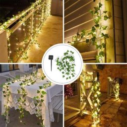 Lierre Artificielle Guirlande Lumineuse Exterieure led Décoration pour Célébration, Mariage,