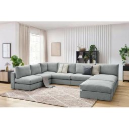 Canapé modulable Bobochic Canapé d'angle fixe 100% modulable ultra moelleux paris tissu 3