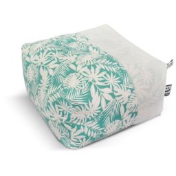 Pouf Carré xl Print Turquoise - Turquoise