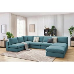 Canapé modulable Bobochic Canapé d'angle fixe 100% modulable ultra moelleux paris tissu 3