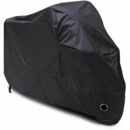 Housse de Protection pour Moto imperméable, résistant au Froid et intempéries 190T Noir Protège de