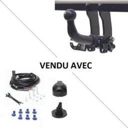 Dacia - Attelage Logan Van et Pick-Up (03/08-01/13) rdsoh + faisceau universel 7 broches
