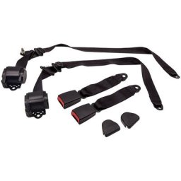 2 Ceintures De Sécurité Rétractables 3 Points Pour Jeep Cj Yj Wrangler 1982-1995