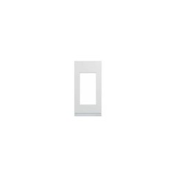Plaque de finition 1 module Gallery - Blanc Pure - WXP0001 - Hager