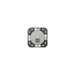 Legrand - Prise blindée RJ45 cat6 ftp - Blanc ou Alu - Dooxie Aluminium - 600476