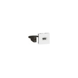Legrand - Prise hdmi Type a 2 Modules Mosaic - Blanc - 078979L