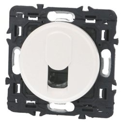 Legrand - Prise Céliane RJ45 multimédia - Catégorie 6 - ftp - Blanc