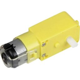 Com-Motor01 Moto-réducteur jaune, noir Adapté pour (ordinateur monocarte) Arduino, Banana Pi,