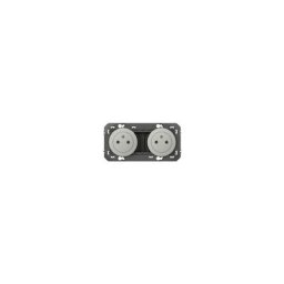 Legrand - Prise de Courant Surface Alu Dooxie 2 postes - 600432