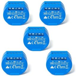 Commutateur WiFI professionnel Shelly 1 V3 Alimentation domotica iOS Android 5 pièces