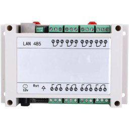 Module de télécommande RJ45 tcp/ip Commutateur de relais à 8 canaux 250 v/ca 10 a (Blanc)