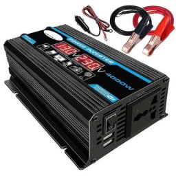 Convertisseur 12V 220V Pur Sinus 4000W Onduleur à Onde Sinusoïdale Pure Transformateur avec